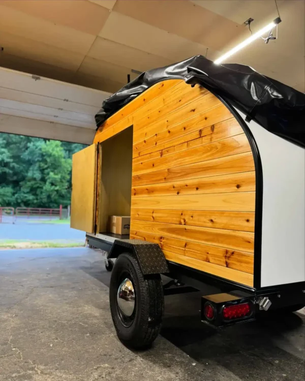 Teardrop – Gloss White + Cedar - Image 12